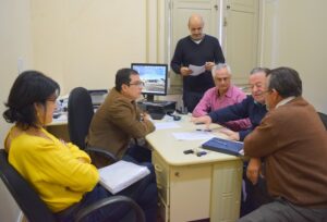 Comissão que analisa a denúncia de improbidade administrativa contra o ex-prefeito César Schirmer. Fotos: Andressa Foggiato