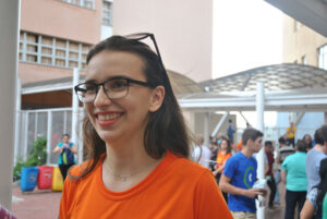 Bianca Caldeira, 21 anos, vestibulanda de Arquitetura e Urbanismo. (Foto: Bibiana Iop/ Laboratório de Fotografia e Memória)