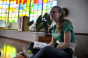 Jéssica Carine, 19 anos, faz curso pré-vestibular em Passo Fundo. (Foto: Fernanda Gonçalves/ Laboratório de Fotografia e Memória)